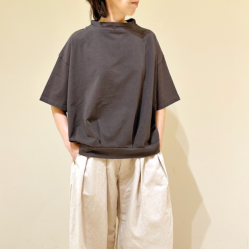 ティグルブロカンテ フェザー天竺 シェルタックTシャツ