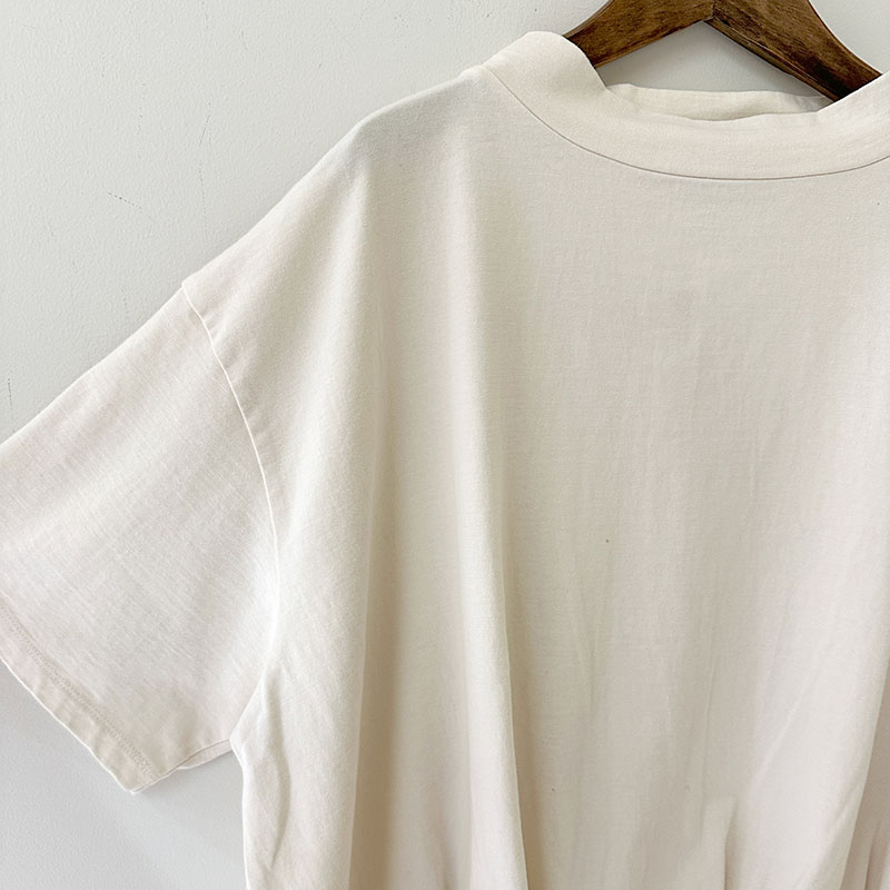 ティグルブロカンテ フェザー天竺 シェルタックTシャツ