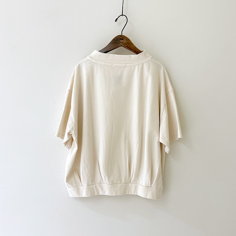 ティグルブロカンテ フェザー天竺 シェルタックTシャツ