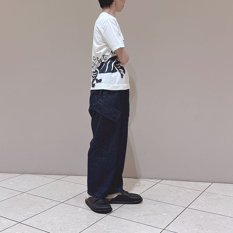 ティグルブロカンテ 6ozデニム ボースンカーゴパンツ unisex Indigo