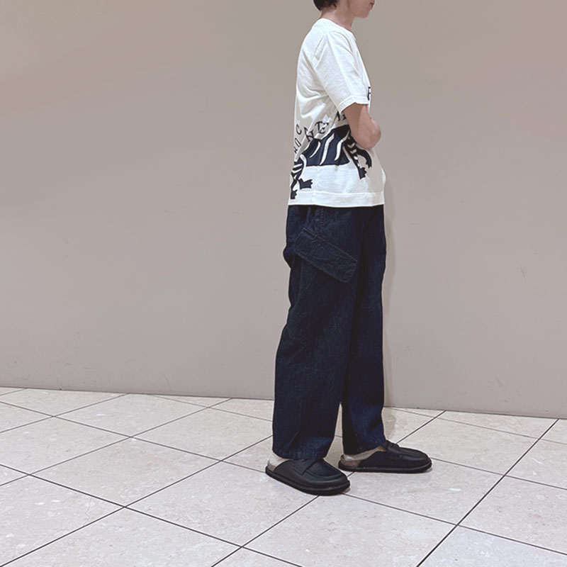 ティグルブロカンテ 6ozデニム ボースンカーゴパンツ unisex Indigo