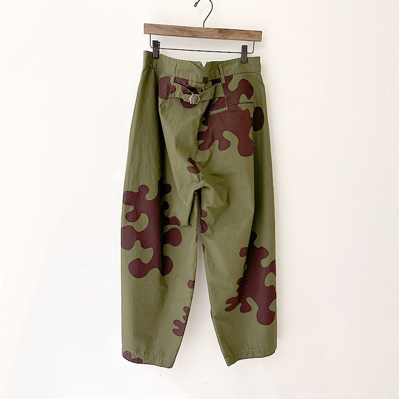 ティグルブロカンテ TBアメーバカモ ダーツワイドパンツ unisex