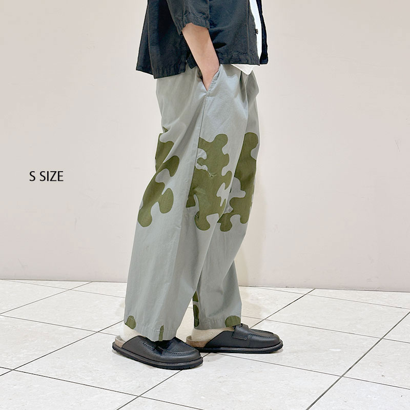 ティグルブロカンテ TBアメーバカモ ダーツワイドパンツ unisex