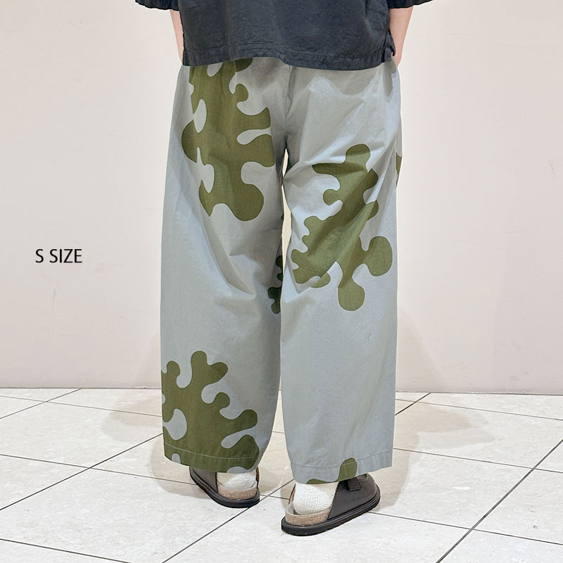 ティグルブロカンテ TBアメーバカモ ダーツワイドパンツ unisex