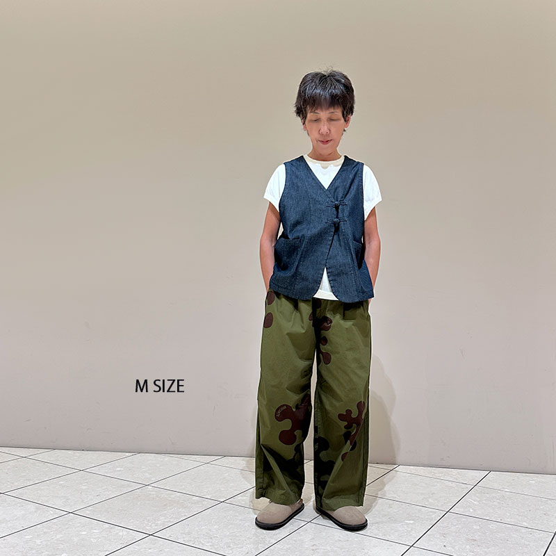 ティグルブロカンテ TBアメーバカモ ダーツワイドパンツ unisex