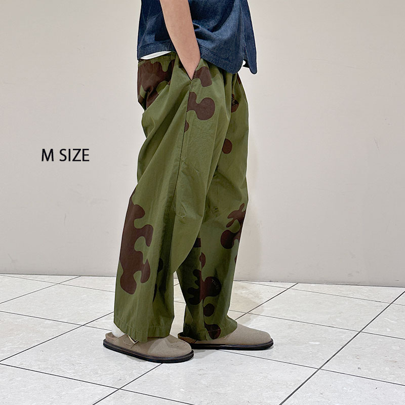ティグルブロカンテ TBアメーバカモ ダーツワイドパンツ unisex