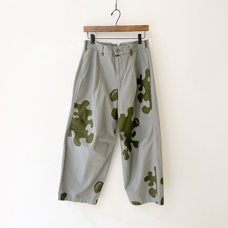 ティグルブロカンテ TBアメーバカモ ダーツワイドパンツ unisex