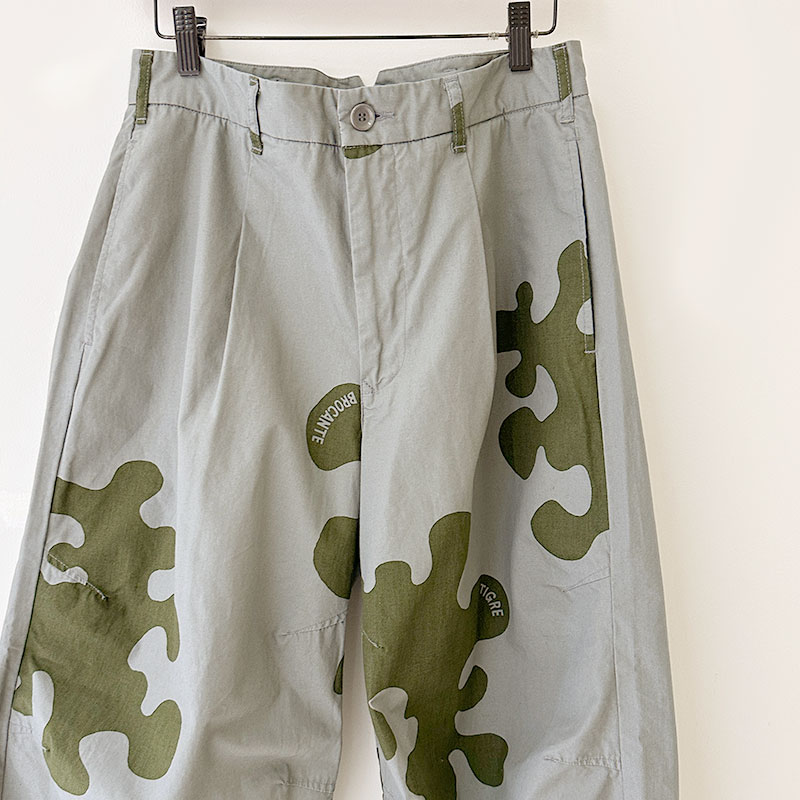 ティグルブロカンテ TBアメーバカモ ダーツワイドパンツ unisex