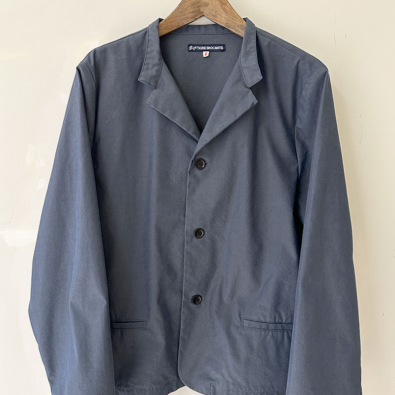 ティグルブロカンテ C/P玉虫ギャバ ショートラペルジャケット