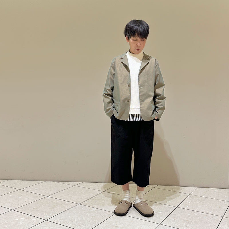 ティグルブロカンテ C/P玉虫ギャバ ショートラペルジャケット