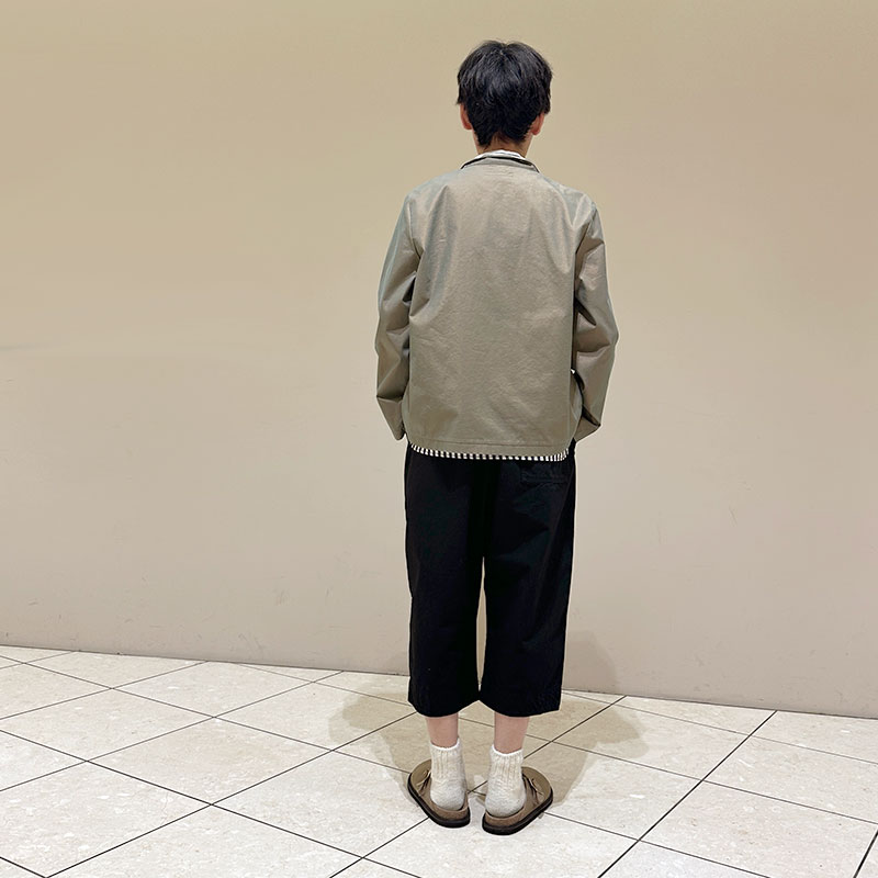 ティグルブロカンテ C/P玉虫ギャバ ショートラペルジャケット