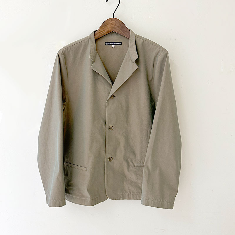 ティグルブロカンテ C/P玉虫ギャバ ショートラペルジャケット