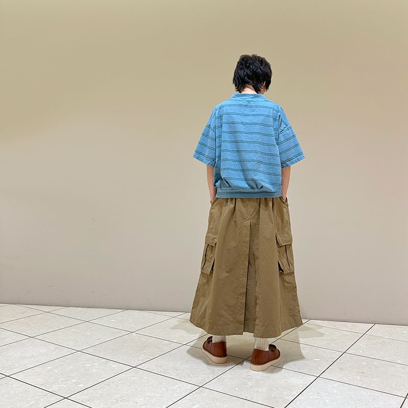 ティグルブロカンテ アイビーボーダー シェルタックTシャツ