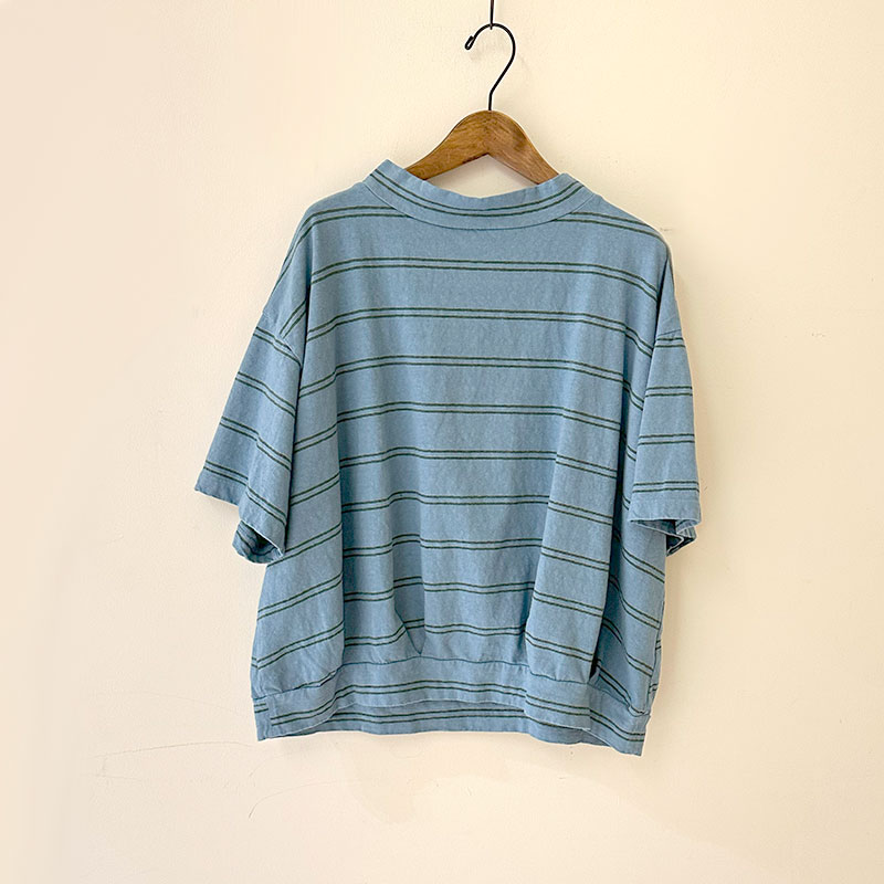 ティグルブロカンテ アイビーボーダー シェルタックTシャツ