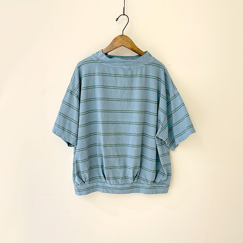 ティグルブロカンテ アイビーボーダー シェルタックTシャツ