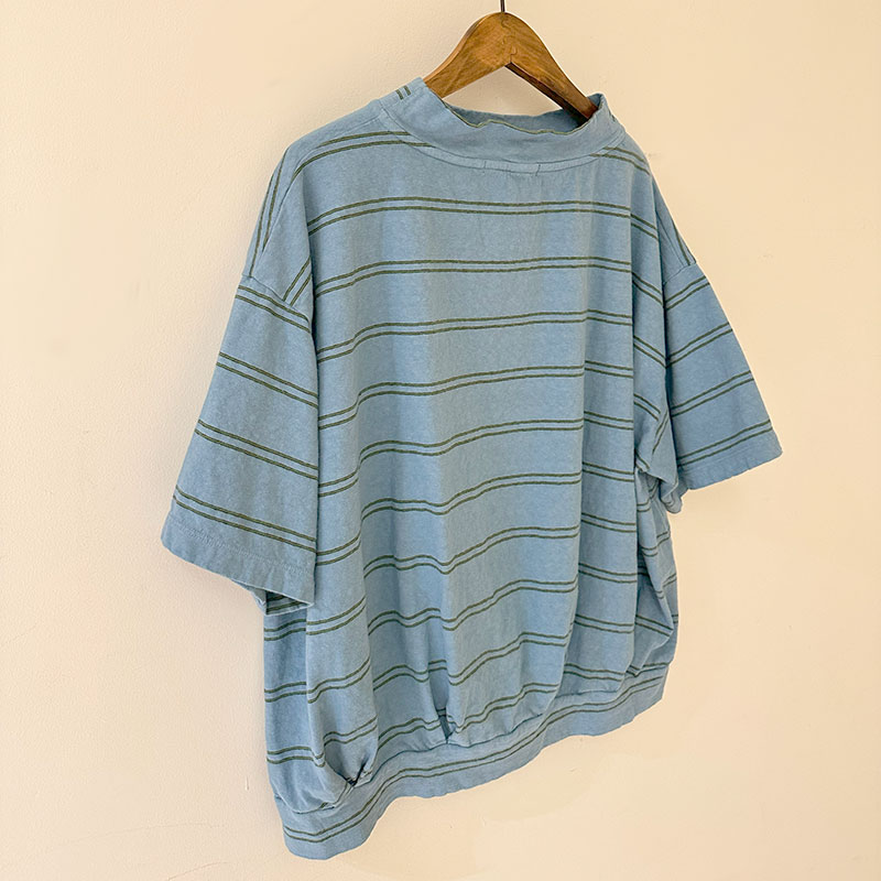 ティグルブロカンテ アイビーボーダー シェルタックTシャツ