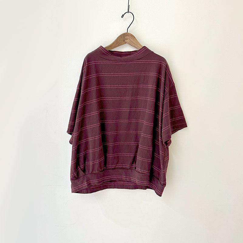 ティグルブロカンテ アイビーボーダー シェルタックTシャツ