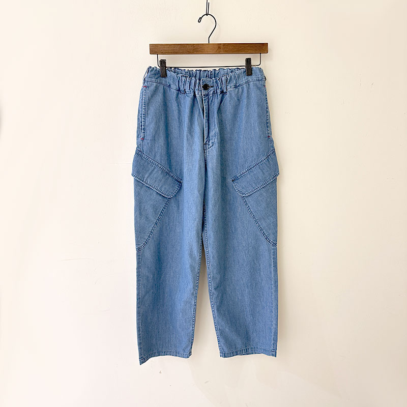 ティグルブロカンテ 6ozデニム ボースンカーゴパンツ unisex Fade