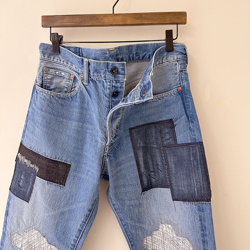 ティグルブロカンテ 12.75oz 5PKTストレートパンツ unisex Hand Damage