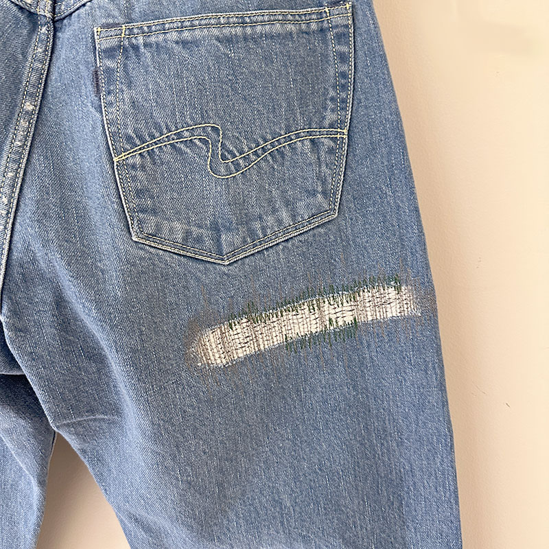 ティグルブロカンテ 12.75oz 5PKTストレートパンツ unisex Hand Damage