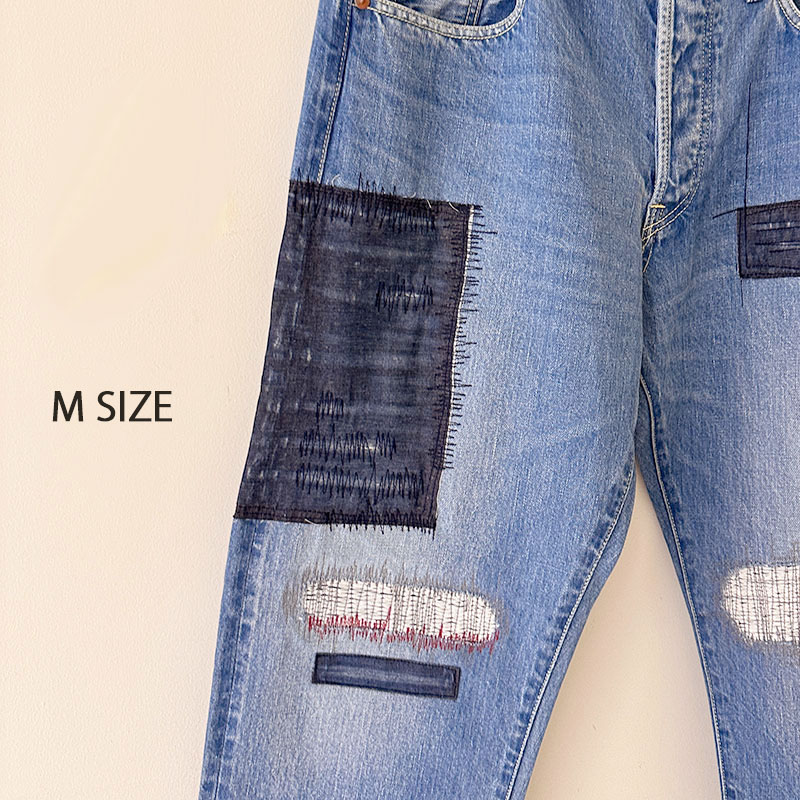 ティグルブロカンテ 12.75oz 5PKTストレートパンツ unisex Hand Damage