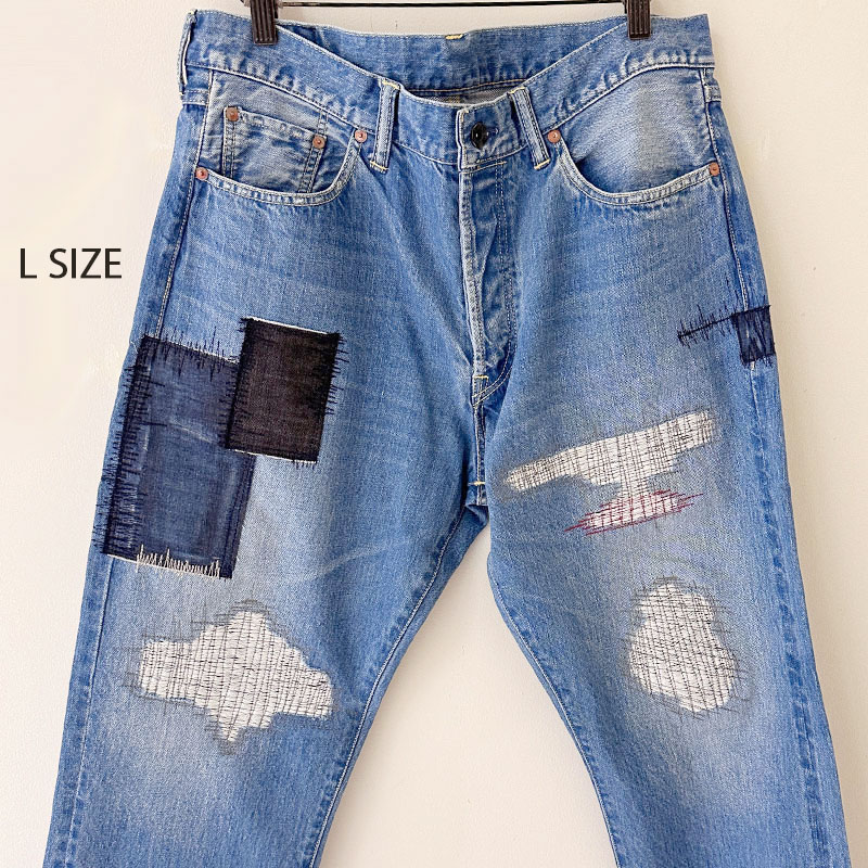 ティグルブロカンテ 12.75oz 5PKTストレートパンツ unisex Hand Damage