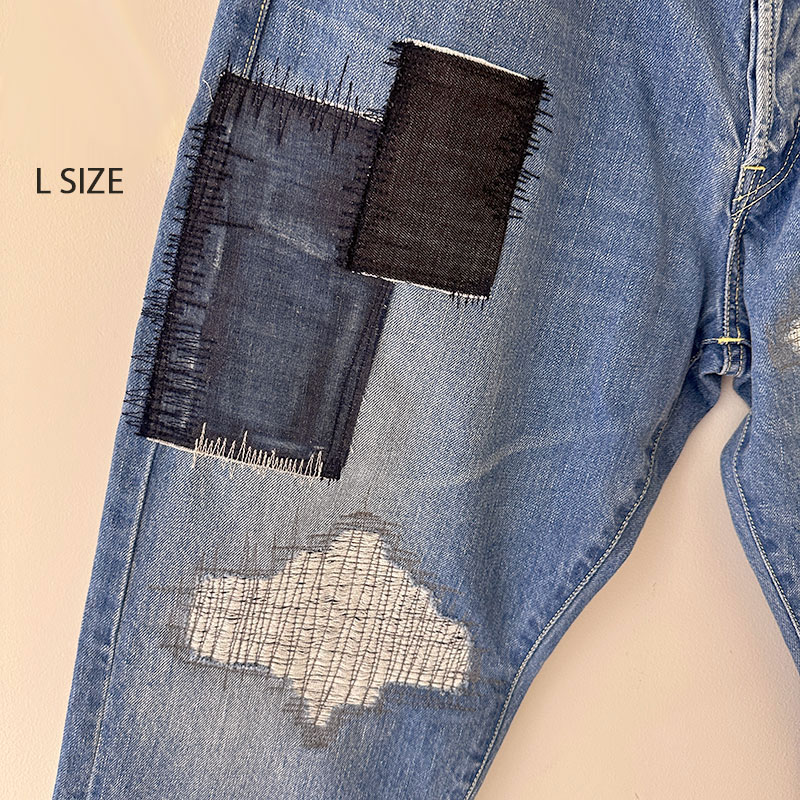 ティグルブロカンテ 12.75oz 5PKTストレートパンツ unisex Hand Damage