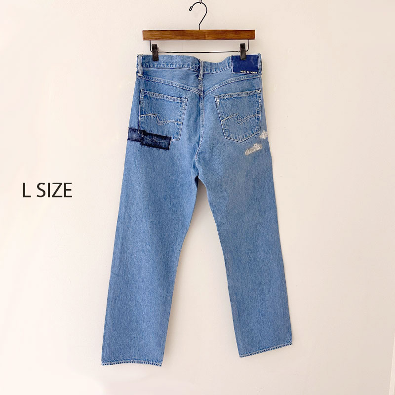 ティグルブロカンテ 12.75oz 5PKTストレートパンツ unisex Hand Damage