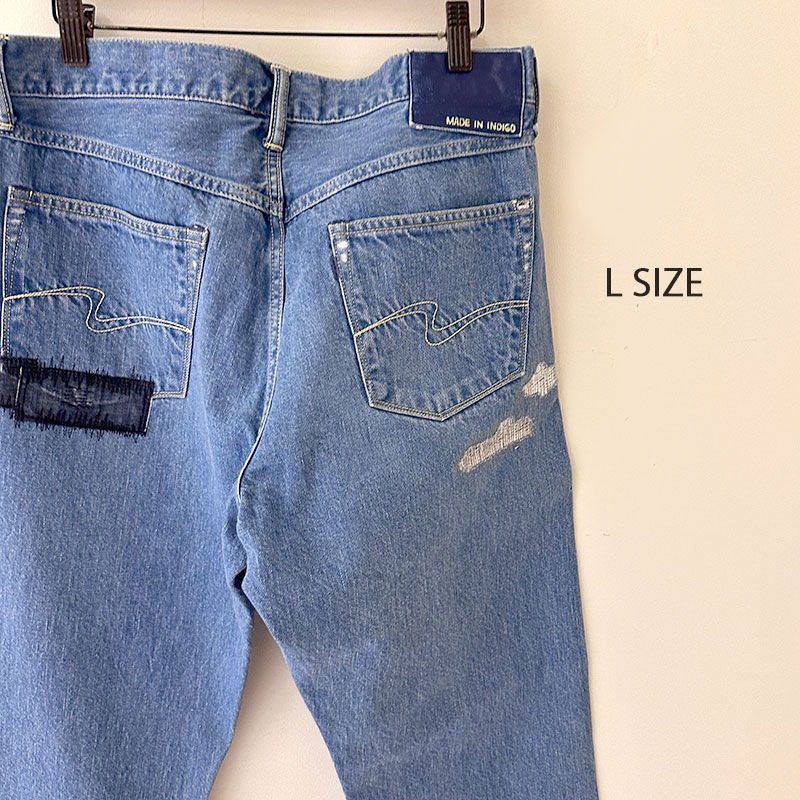 ティグルブロカンテ 12.75oz 5PKTストレートパンツ unisex Hand Damage