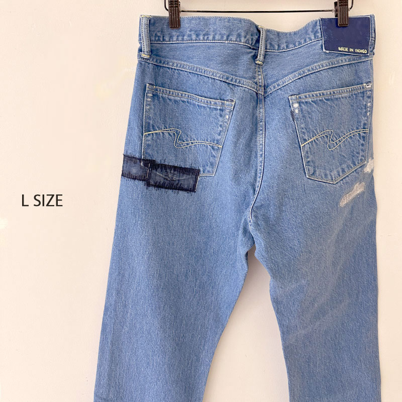 ティグルブロカンテ 12.75oz 5PKTストレートパンツ unisex Hand Damage