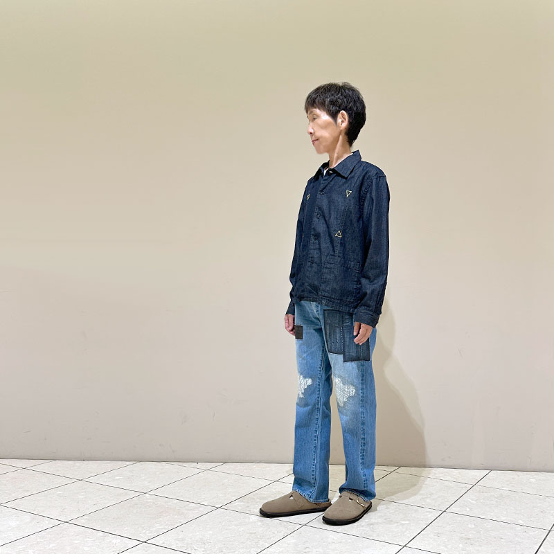 ティグルブロカンテ 12.75oz 5PKTストレートパンツ unisex Hand Damage