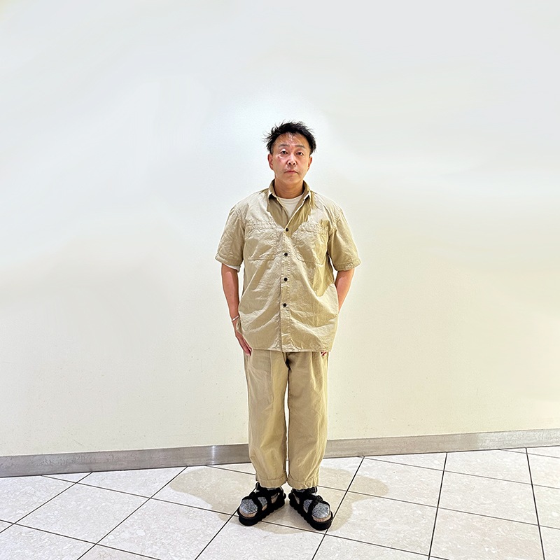 ティグルブロカンテ コードストライプ RailWorkシャツ unisex