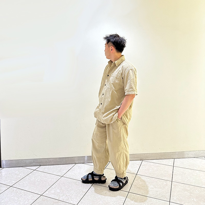 ティグルブロカンテ コードストライプ RailWorkシャツ unisex