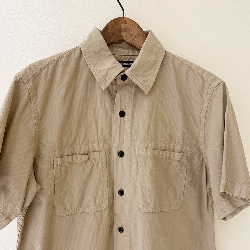 ティグルブロカンテ コードストライプ RailWorkシャツ unisex