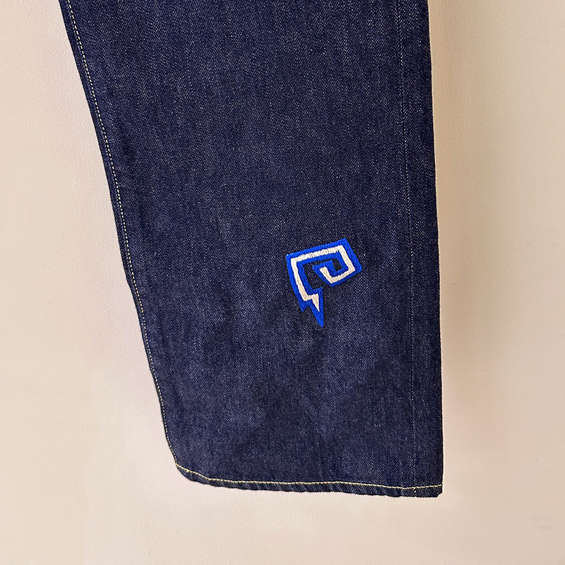 ティグルブロカンテ 風神雷神naugty 5ポケットパンツ unisex indigo