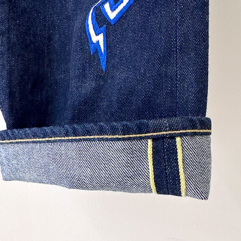 ティグルブロカンテ 風神雷神naugty 5ポケットパンツ unisex indigo