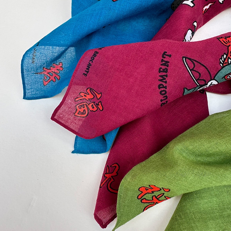 ティグルブロカンテ 七福神NAUGTYガーゼ バンダナ