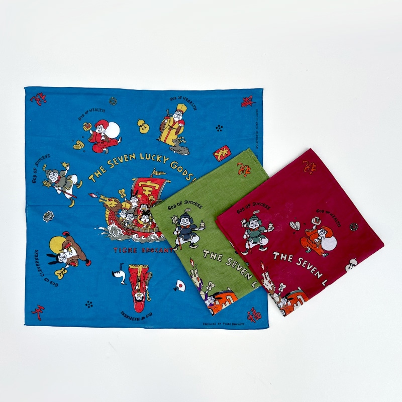 ティグルブロカンテ 七福神NAUGTYガーゼ バンダナ