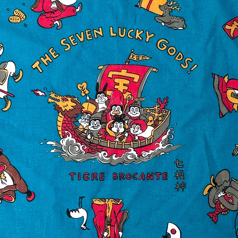 ティグルブロカンテ 七福神NAUGTYガーゼ バンダナ