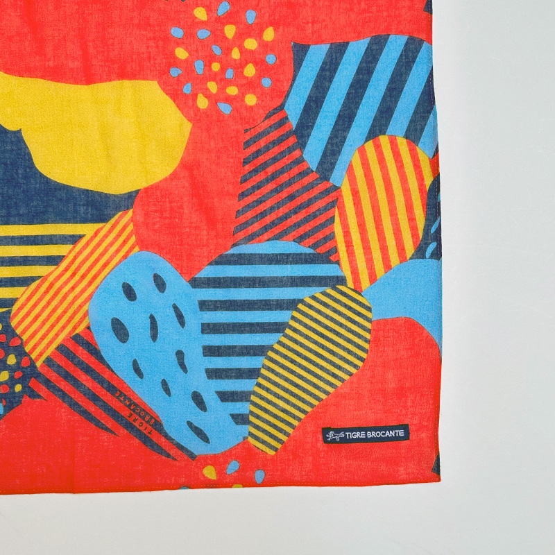 ティグルブロカンテ ビッグフラワー ガーゼバンダナ