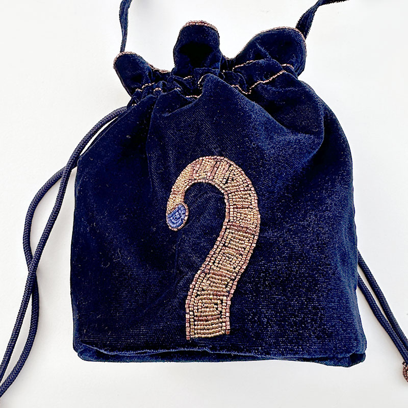ティグルブロカンテ Tigre刺繍巾着バッグ