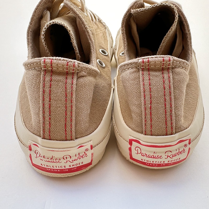 プラス SHELLCAP LOW -SAND BEIGE×OFF WHITE