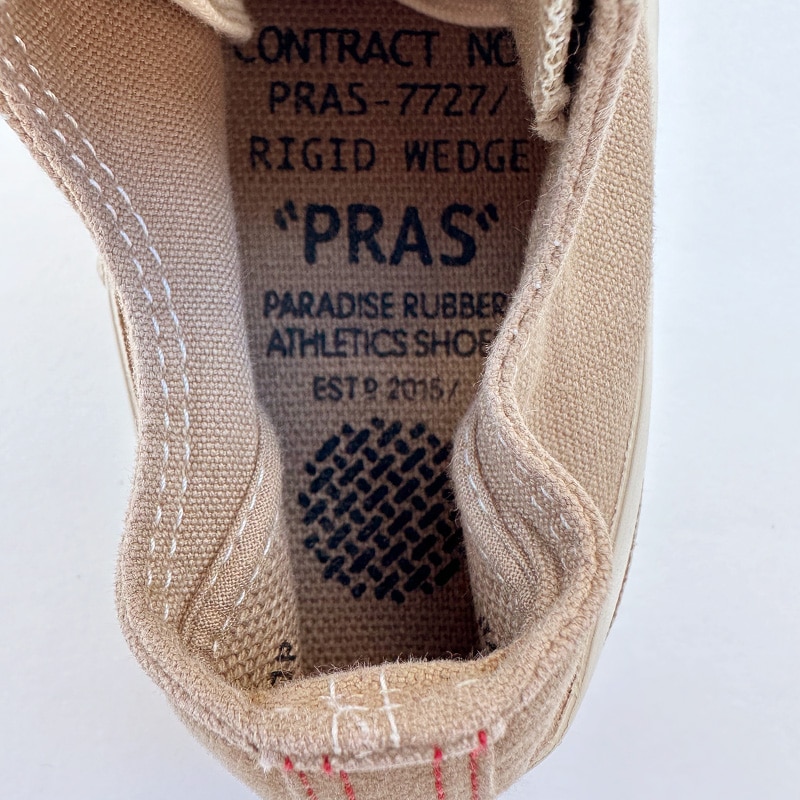 プラス SHELLCAP LOW -SAND BEIGE×OFF WHITE