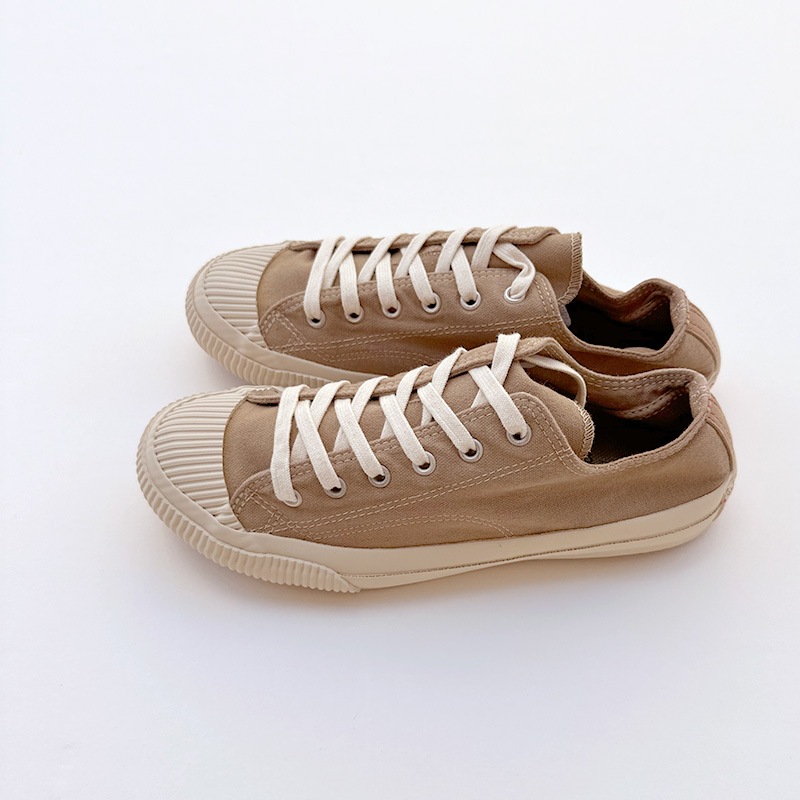 プラス SHELLCAP LOW -SAND BEIGE×OFF WHITE