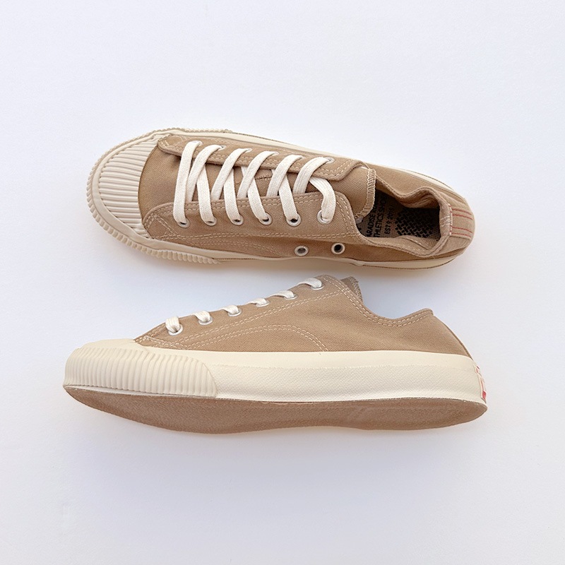 プラス SHELLCAP LOW -SAND BEIGE×OFF WHITE