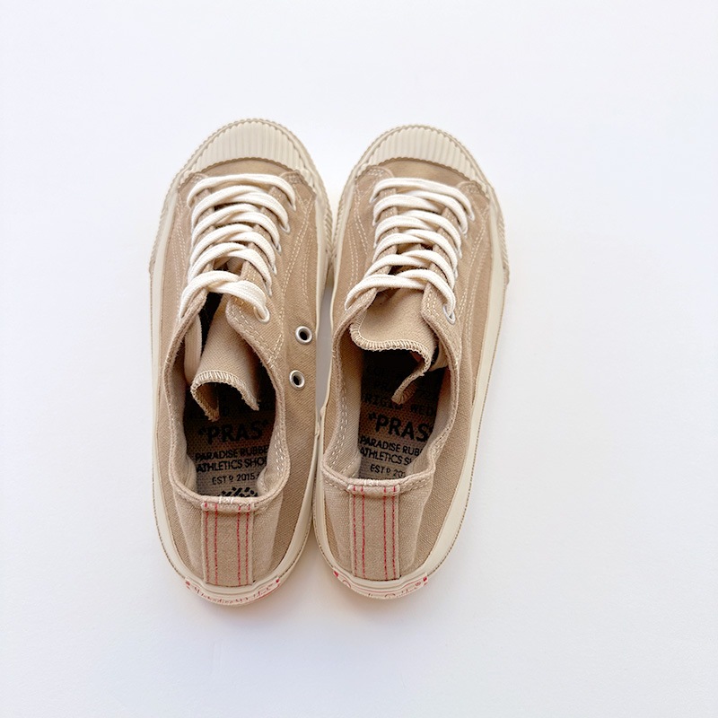 プラス SHELLCAP LOW -SAND BEIGE×OFF WHITE