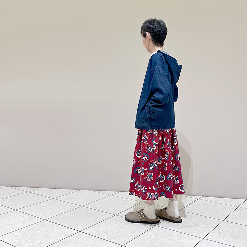 ティグルブロカンテ 11.5ozデニム フーディーアノラック unisex Indigo