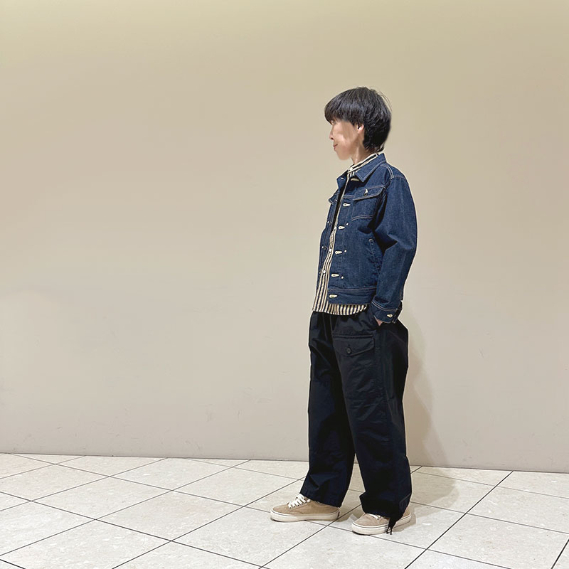 ティグルブロカンテ C/Nライトグログラン オーバーストリングカーゴパンツ