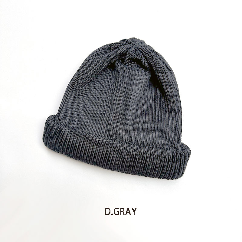 ROTOTO COTTON ROLL UP BEANIE