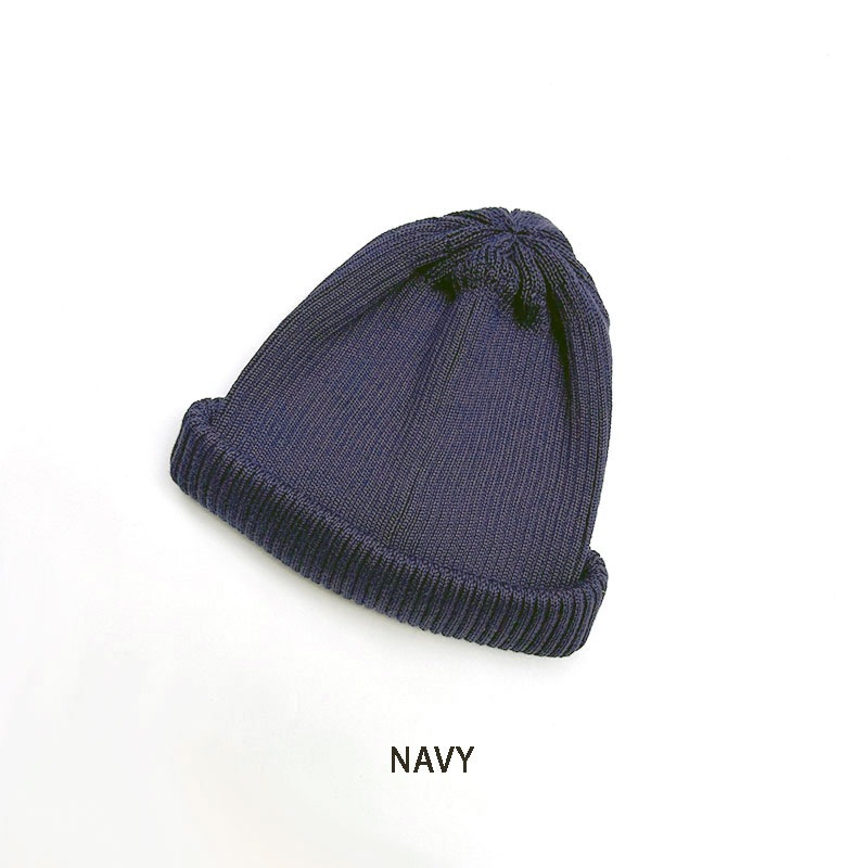 ROTOTO COTTON ROLL UP BEANIE